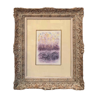 Résonances violettes - Technique mixte - XXe siècle