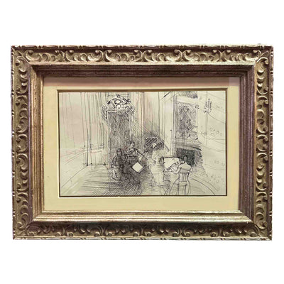 Concert à huis clos - Lithographie - Dufy