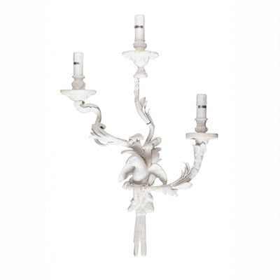 Castiglione blanche Applique en fer