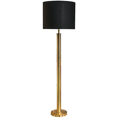 Bourgogne Lampadaire Grand Modèle en laiton doré sans abat-jour