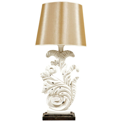 Geneviève Lampe en bois sans abat-jour