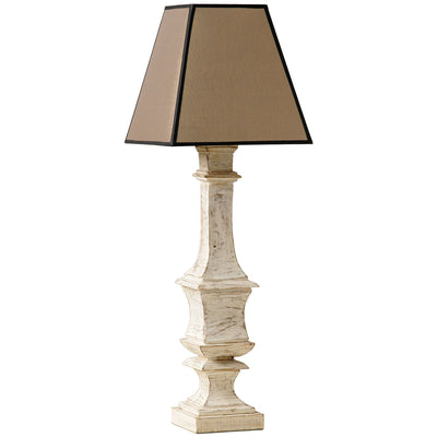 Albertas Lampe en bois plâtre Grand Modèle sans abat-jour