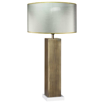 Maillot carrée Lampe en laiton doré sans abat-jour