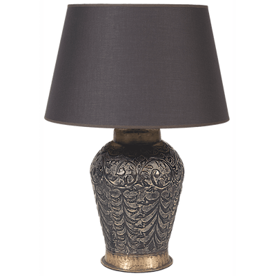 Grenade Lampe en cuivre sans abat-jour