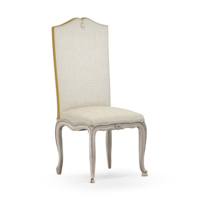 Brienne Chaise haute avec boutons patine Trianon