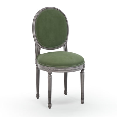 Médaillon Figeac Chaise patine Argentée