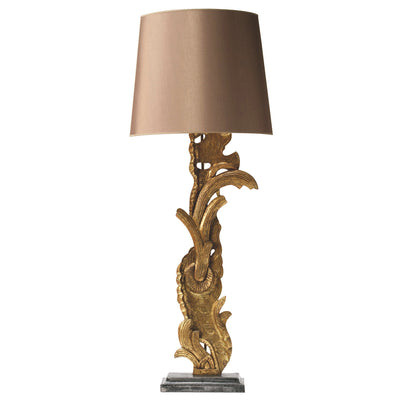 Bordeaux Lampe en bois doré Grand Modèle sans abat-jour