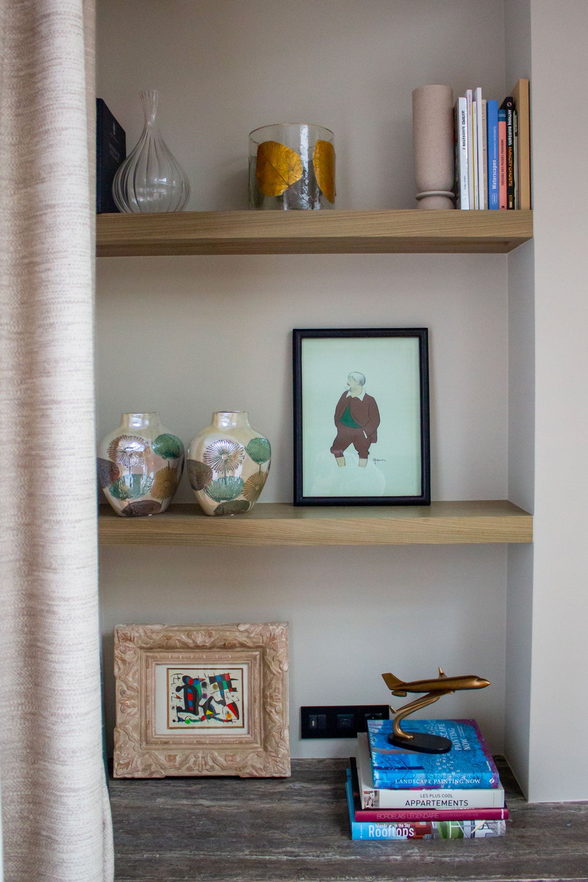 Maison Boissière by Barnes vue bibliothéque du salon