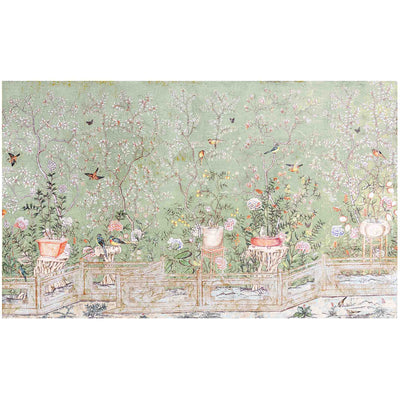 Papier peint panoramique Jardin japonais vue entière