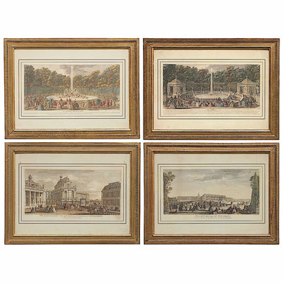 Versailles Gravure encadrée (série de 4)
