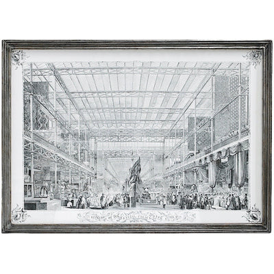 Crystal Palace Gravure encadrée