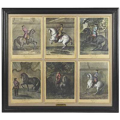 Tableau de dressage n°2 Gravure encadrée