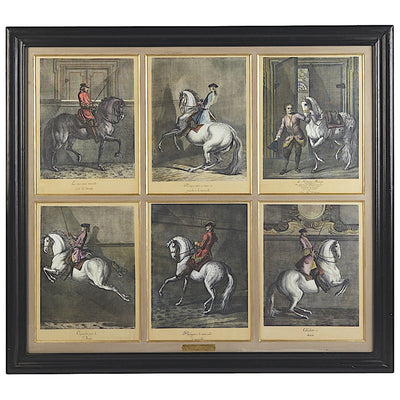 Tableau de dressage n°3 Gravure encadrée