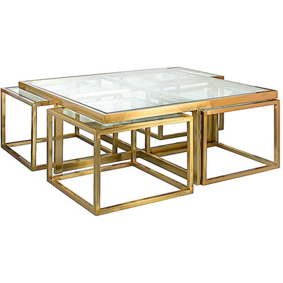 Bourgogne Table basse carrée