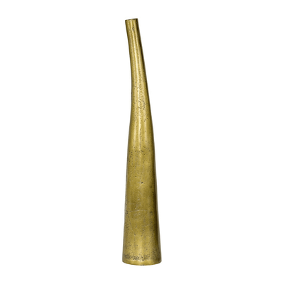 Metal One tige Vase en laiton
