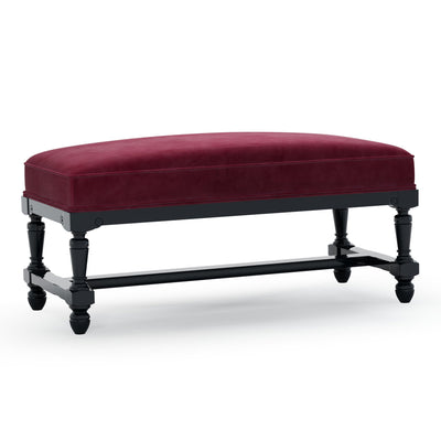 Ecouen Banc plat patine Ebène Petit Modèle