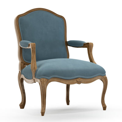 Figeac Fauteuil tapissé patine Brienne