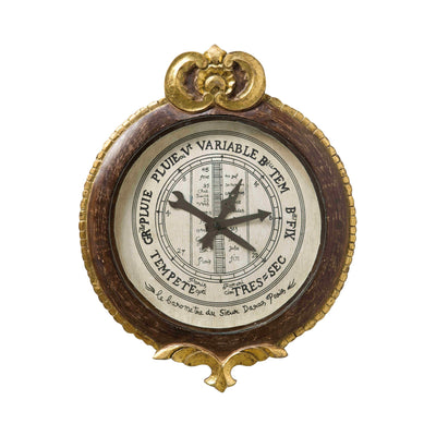 Sieur Darras Baromètre en bois et verre